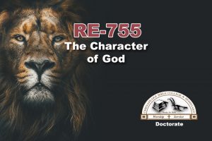 RE-755 – The Character of God