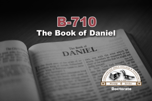 B710 – The Book of Daniel